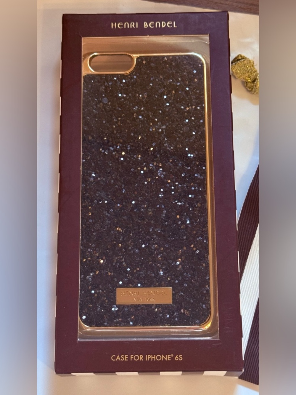 Henri Bendel Collectible Glitter Phone Case NWT